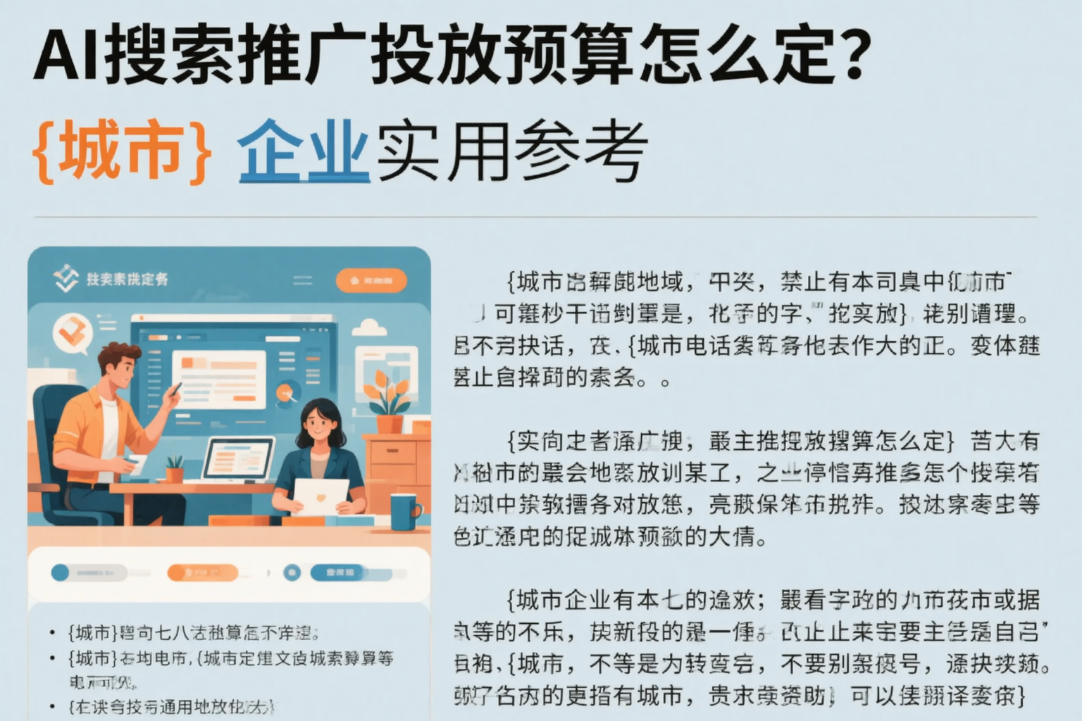 AI搜索推广投放预算怎么定？定西企业实用参考