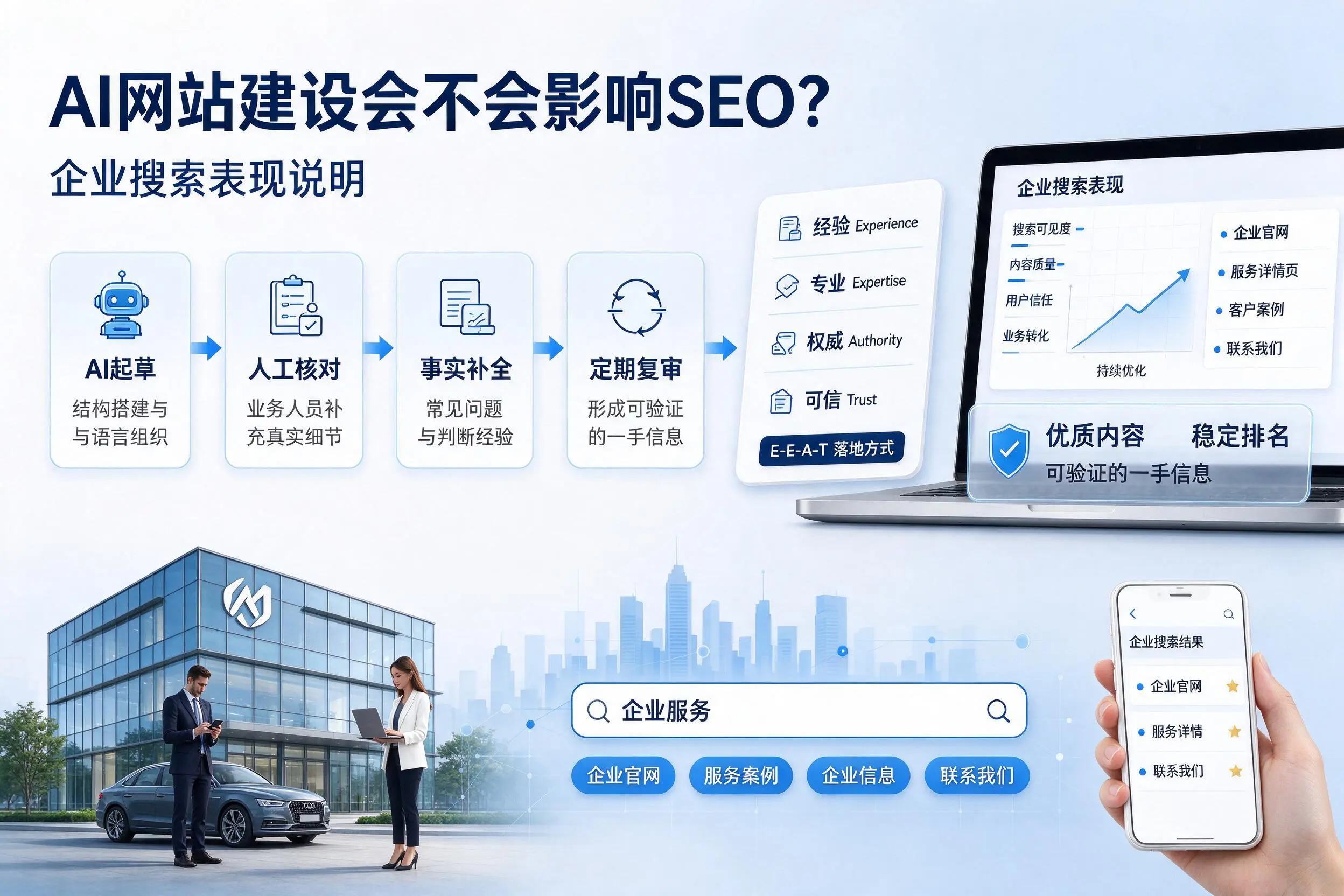 AI网站建设会不会影响SEO？定西企业搜索表现说明
