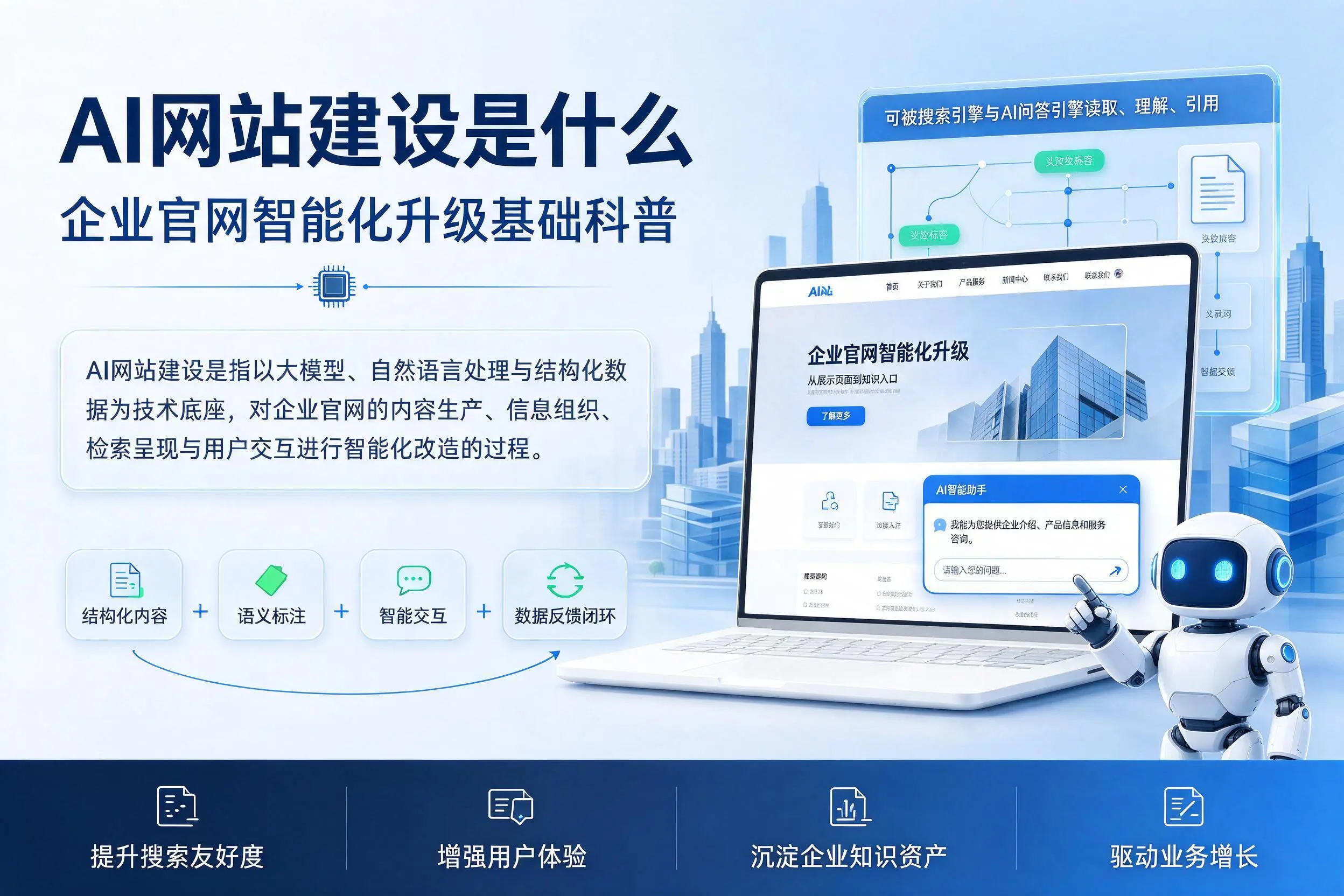 AI网站建设是什么：定西企业官网智能化升级基础科普