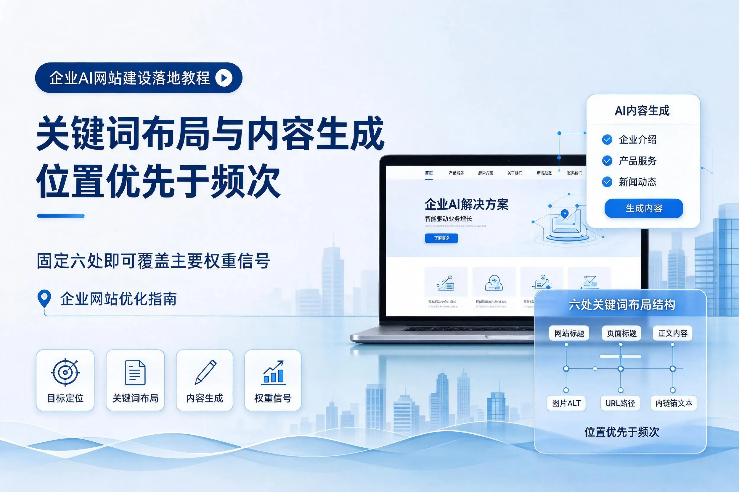 定西企业AI网站建设落地教程:关键词布局与内容生成